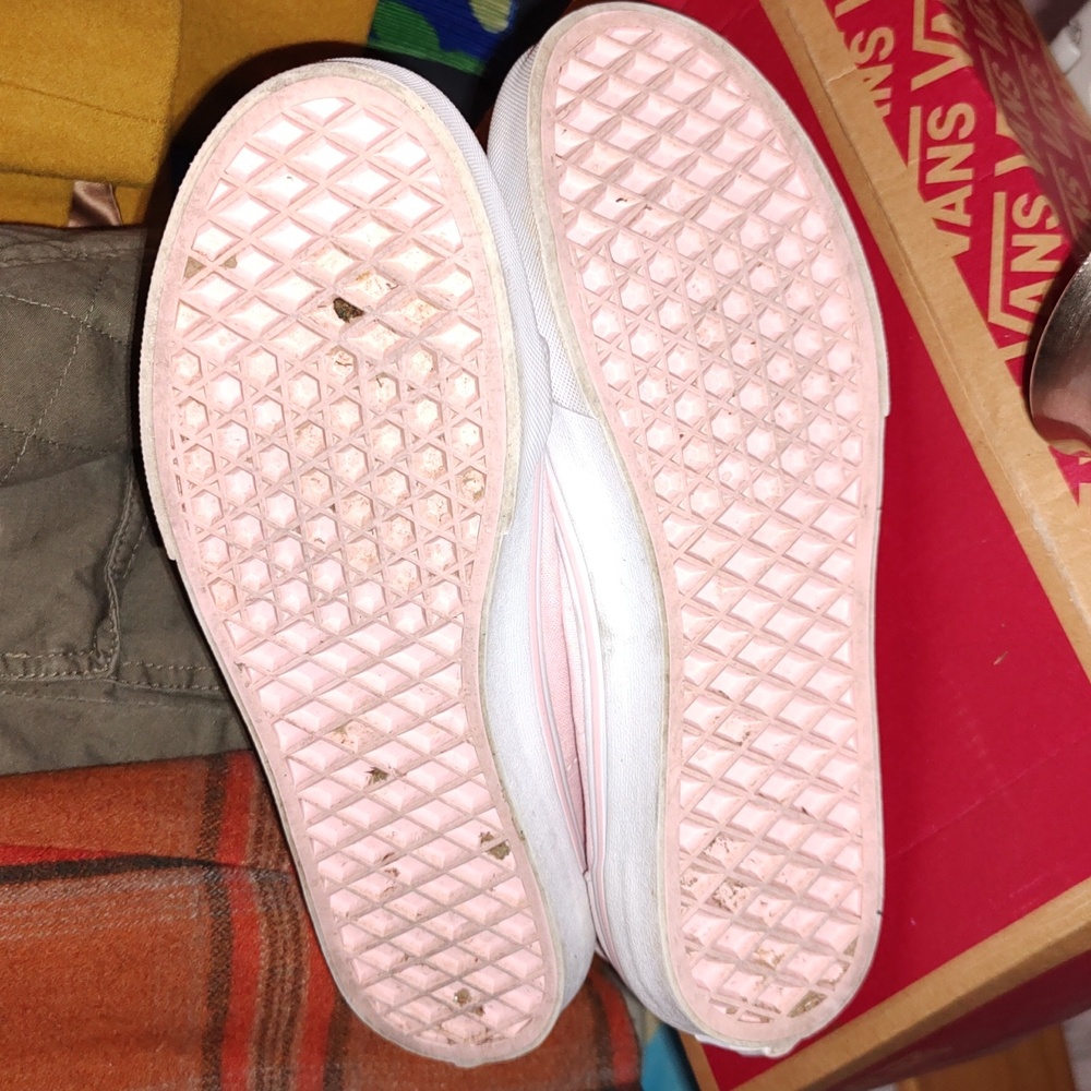 Vans Kids Sk8 Hi Pink Shoes Size 6 - Picture 5 of 6